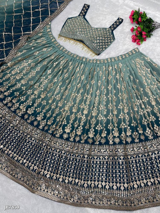 Luxurious Heavy Bridal Wear Lehenga Choli for a Regal Affair